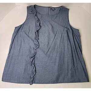 Izod Womens Xl Tank Denim